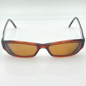 Prodesign Brown Oval Sunglasses Frames d54